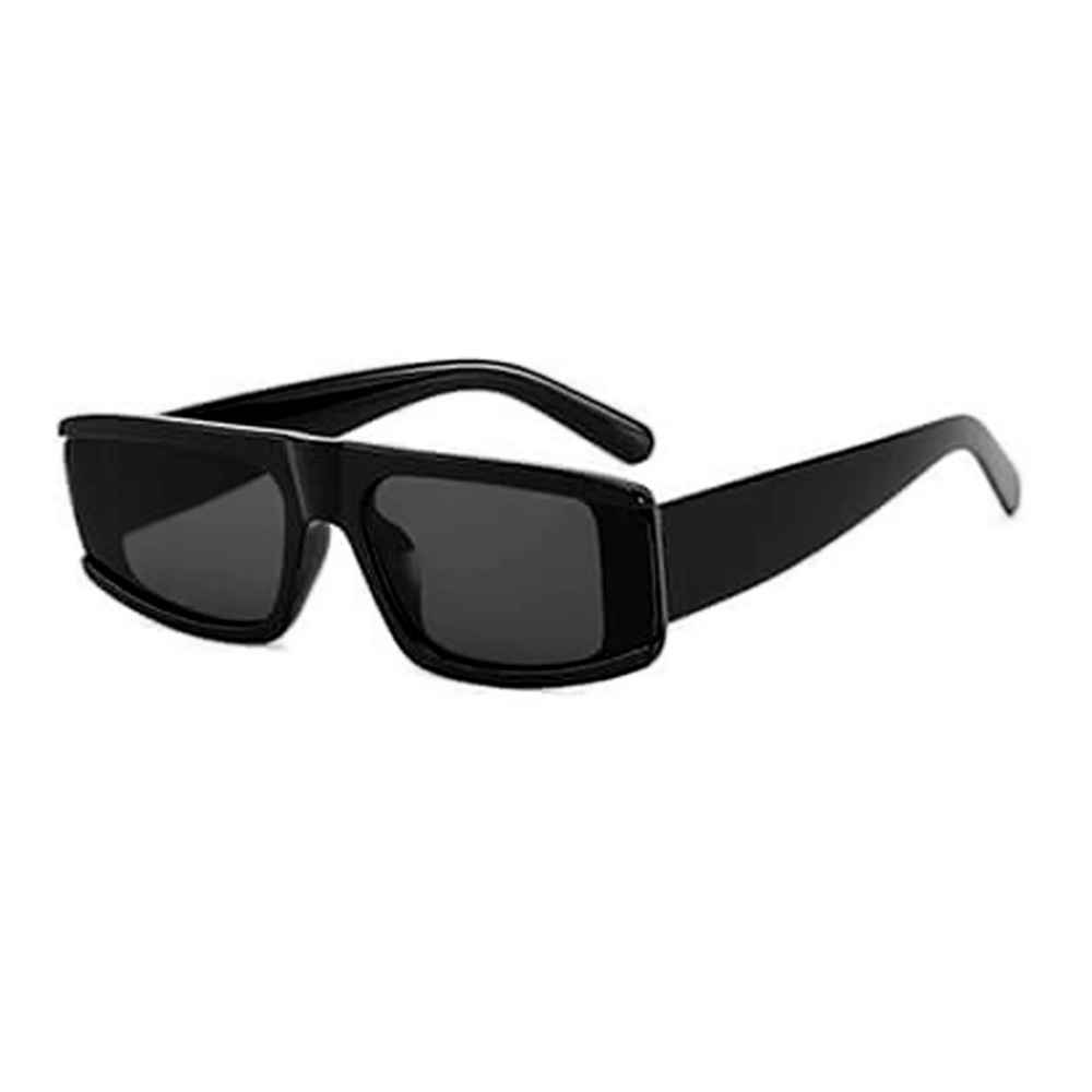 Black Rectangle Sunglasses - Picture 4 of 4